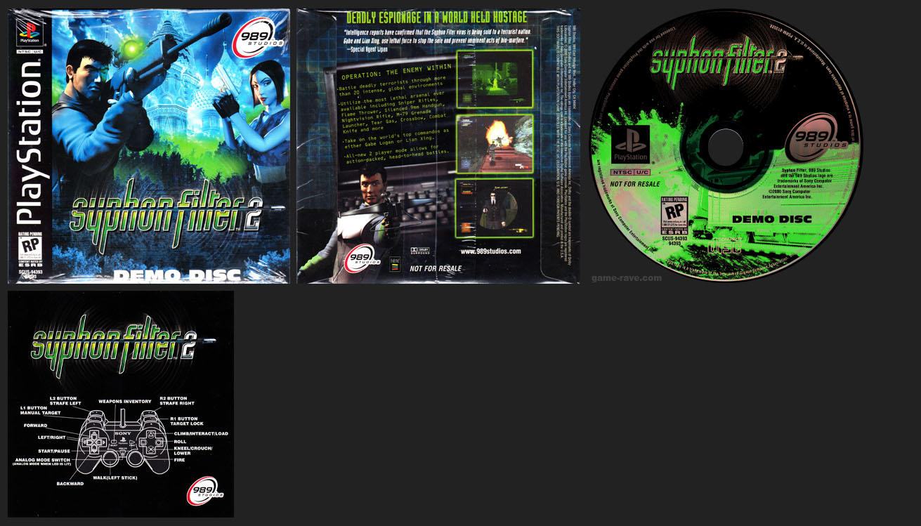 Different disc art for Syphon Filter 2 : r/gamecollecting