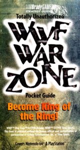 PSX Guide WWF War Zone Pocket Guide Brady Games