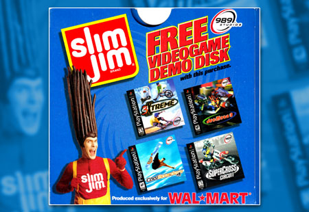 PlayStation PSX Demo Slim Jim Cardboard Sleeve