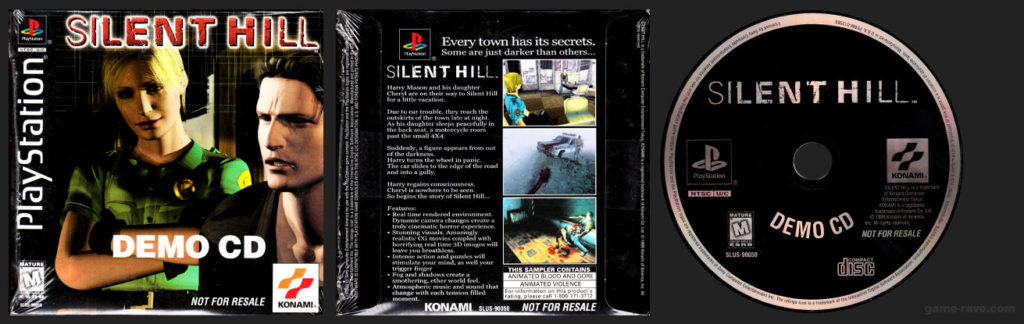 PlayStation PSX Demo Silent Hill Retail