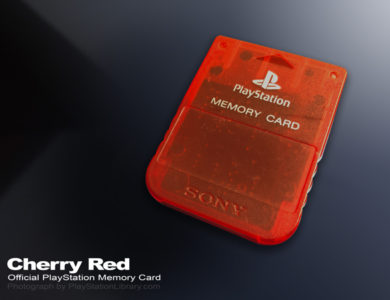 PSX-PlayStation-Memory-Card—Cherry-Red