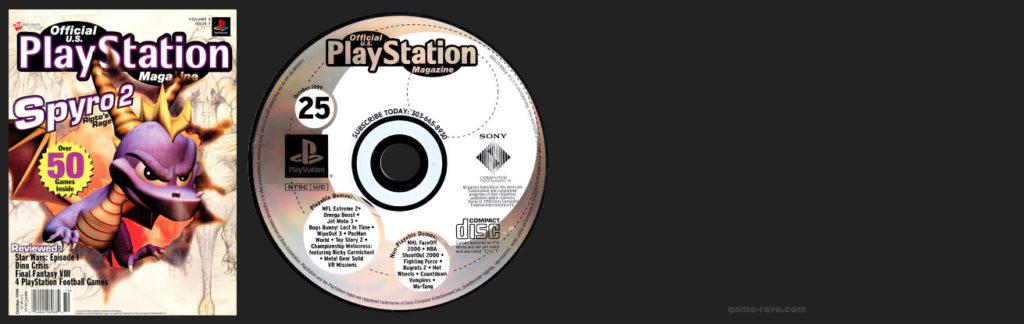 PlayStation PSX-Official-PlayStation-Magazine-Demo-Disc-25-Magazine-Release