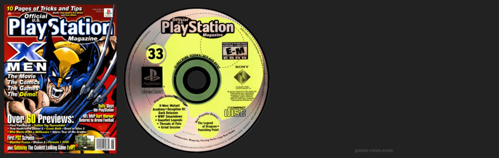 PSX-Official-PlayStation-Magazine-Demo-Disc-33-Magazine-Release