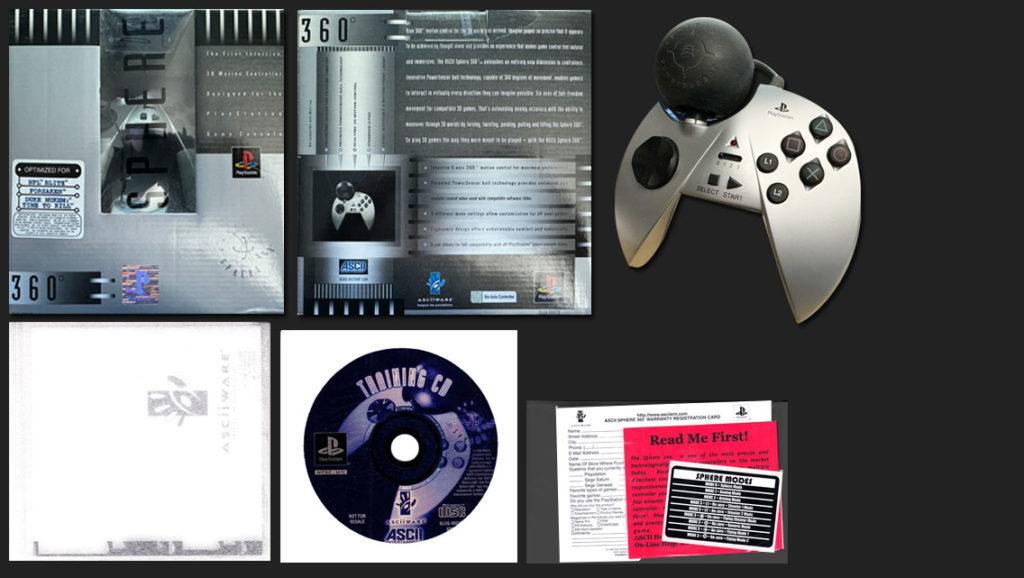 PSX-Demo-360-Sphere-Controller-with-ASCII-Demo-Disc-Box-Set