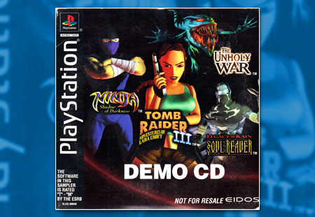 PSX PlayStation Eidos Demo Volume 1