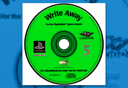 PSX PlayStation Lightspan Write Away 5